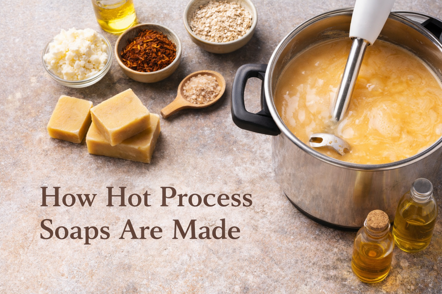 How Hot Process Soaps Are Made